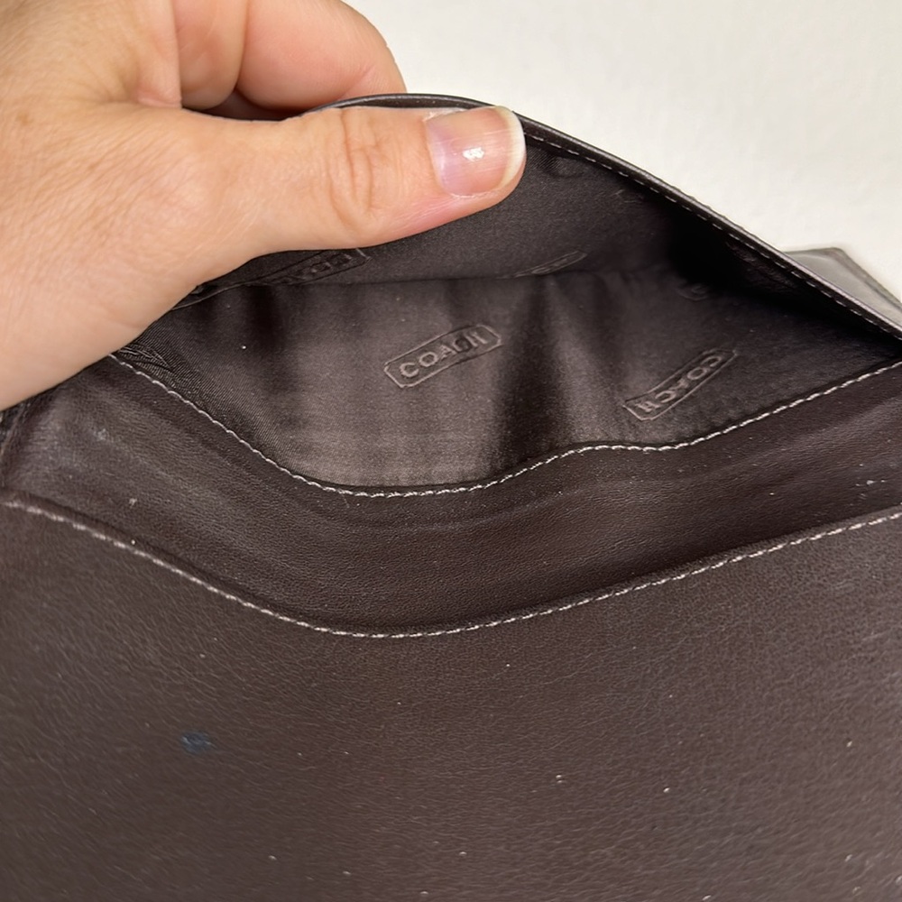 Coach checkbook wallet, great condition - Picture 4 of 4